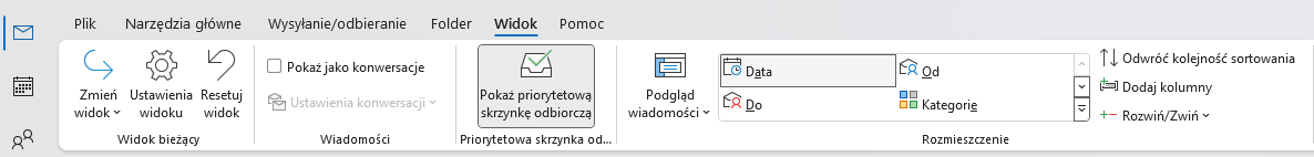 outlook poczta priorytetowa