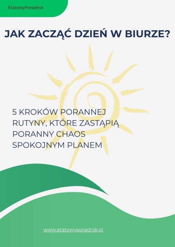 jak zacząć dzień w biurze